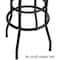 Prime-Line WORKPRO Garage Shop Stool, Swivel Cushion Seat, Black Powder Coated Legs & Footrest W112003 - alternate 8